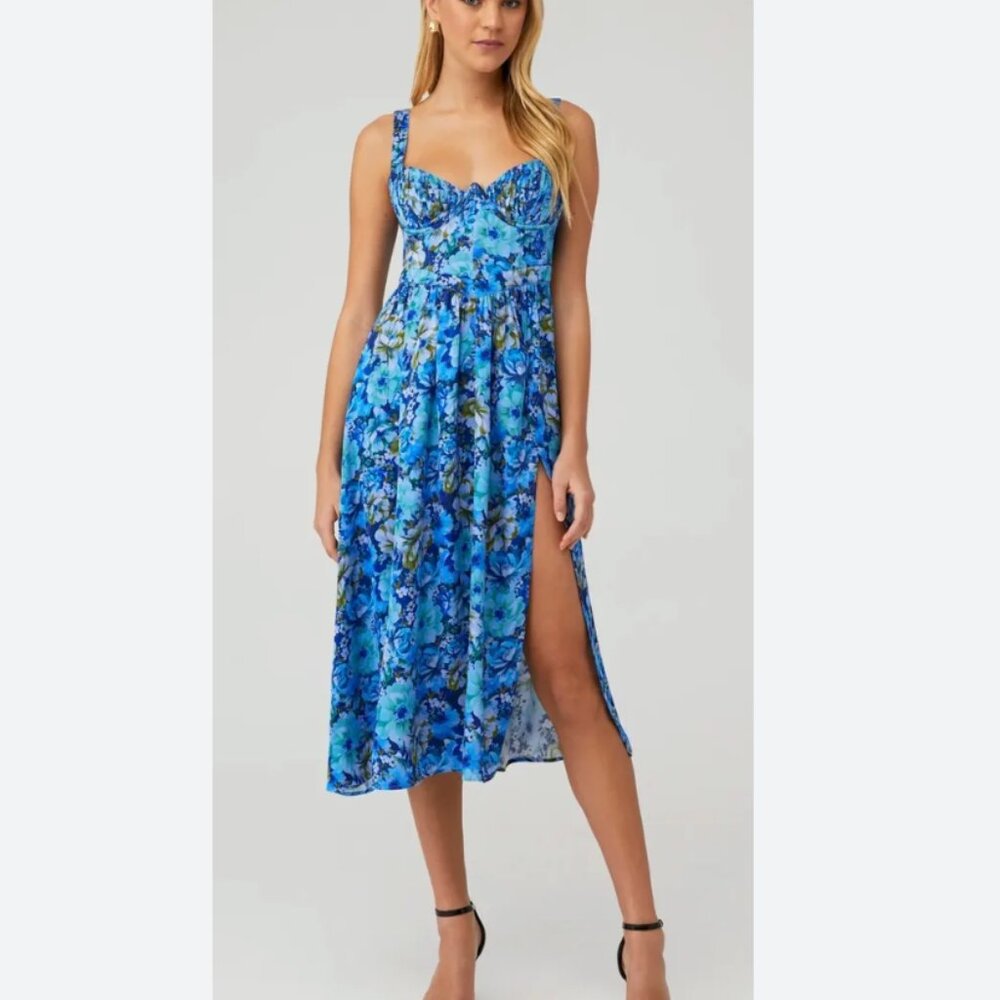 For Love and Lemons Astor Midi Dress